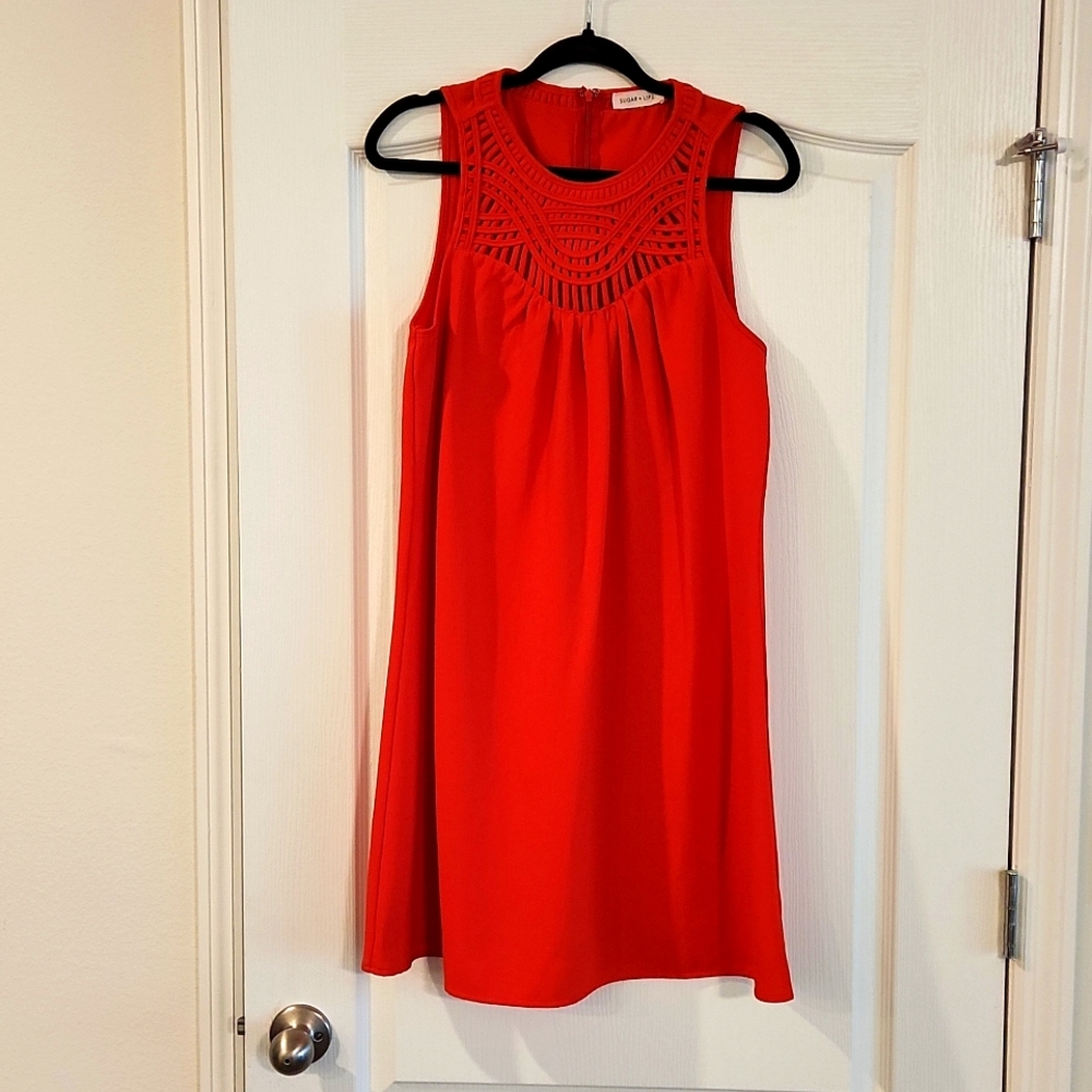 Orange Flare Dress